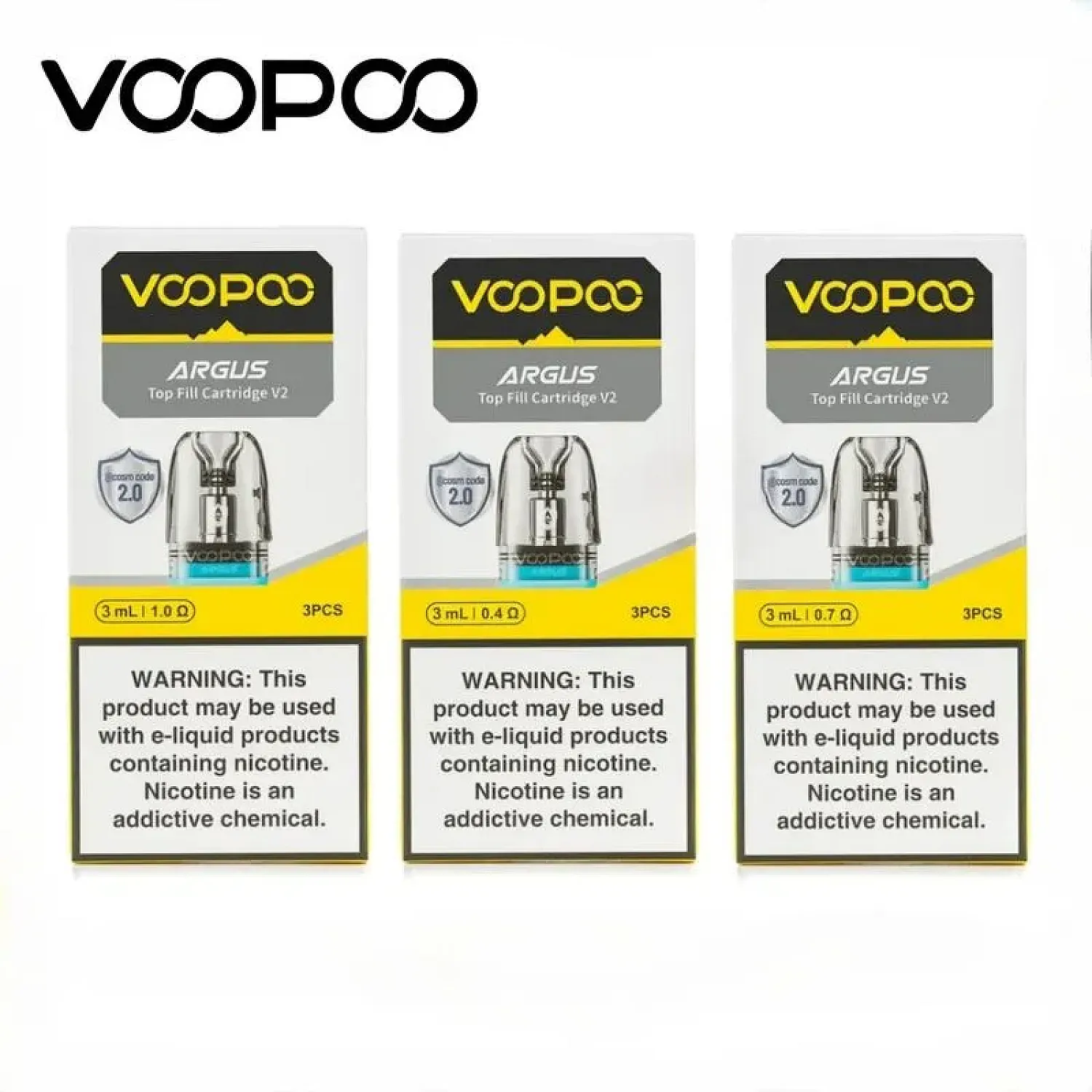 Voopoo - Argus Pod V2 Kartuş 3 ml - (3'lü Paket) - En Uygun Fiyatlı Orijinal Ürün