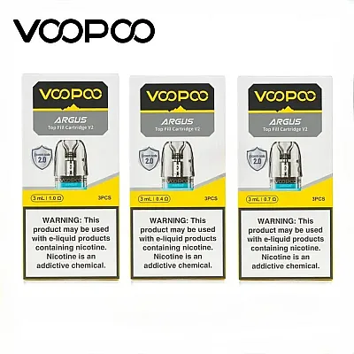 Voopoo - Argus Pod V2 Kartuş 3 ml - (3'lü Paket)