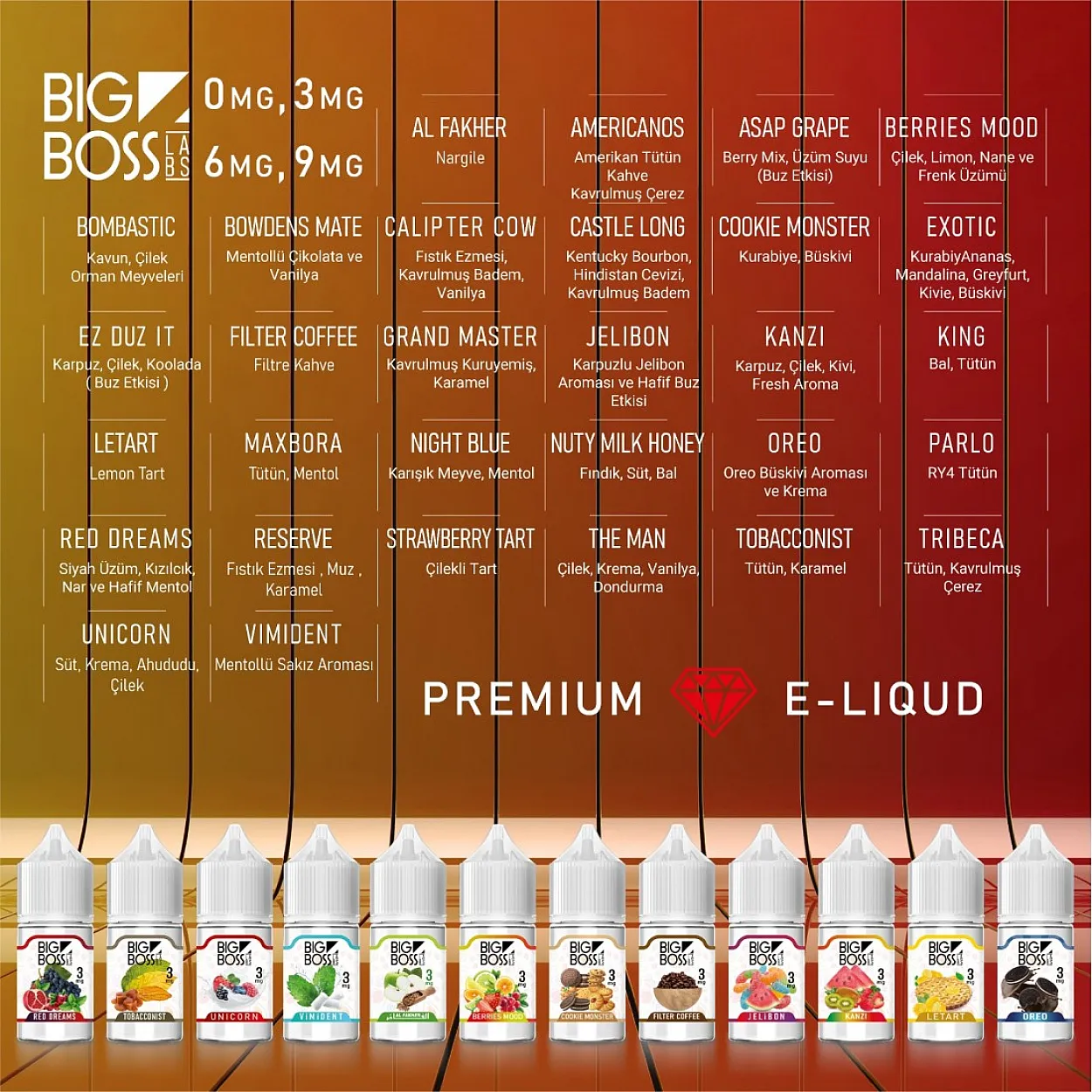 10 Adet 30 ml Big Boss Likit Kampanyası