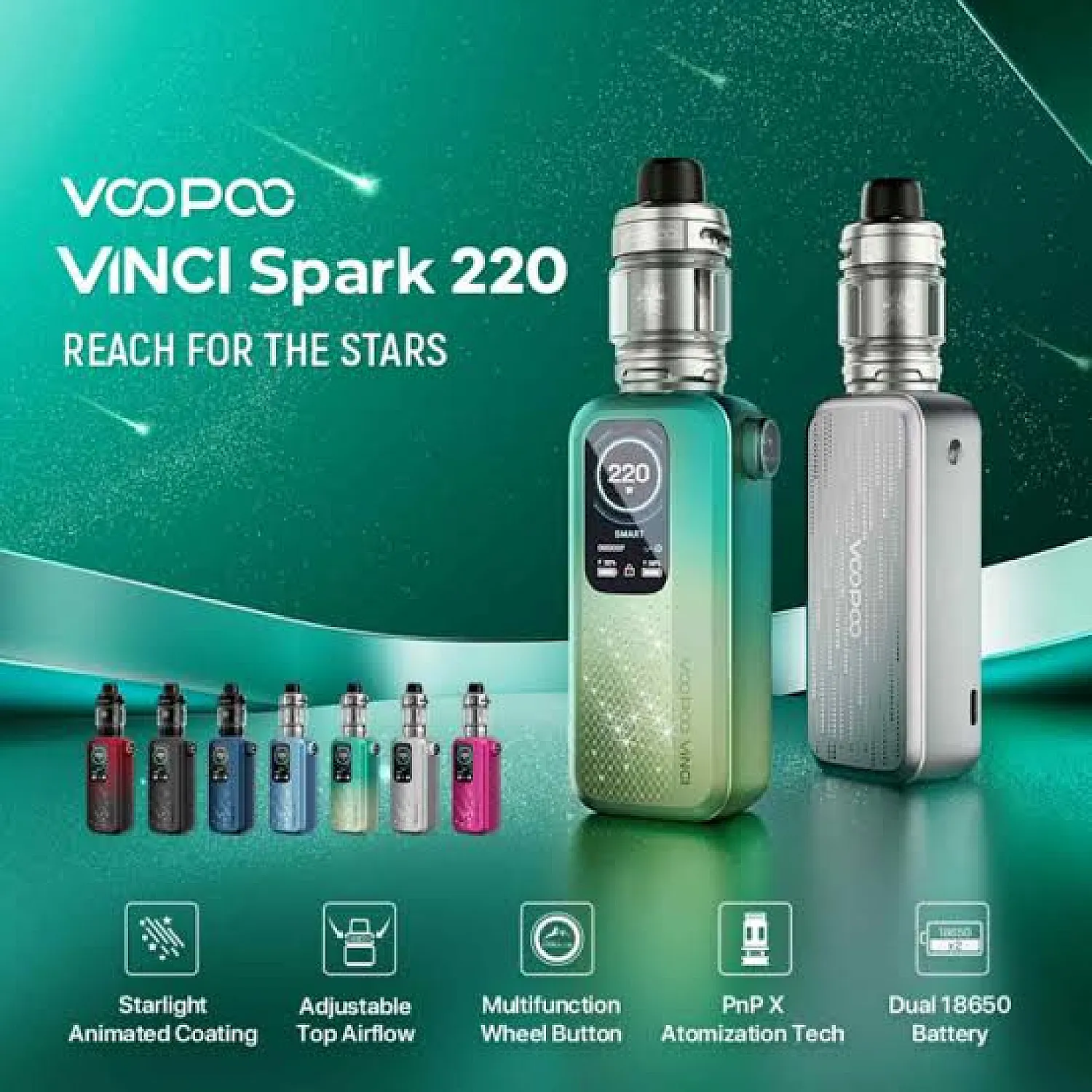 Voopoo - Vinci Spark 220 W Elektronik Sigara - En Uygun Fiyatlı Orijinal Ürün