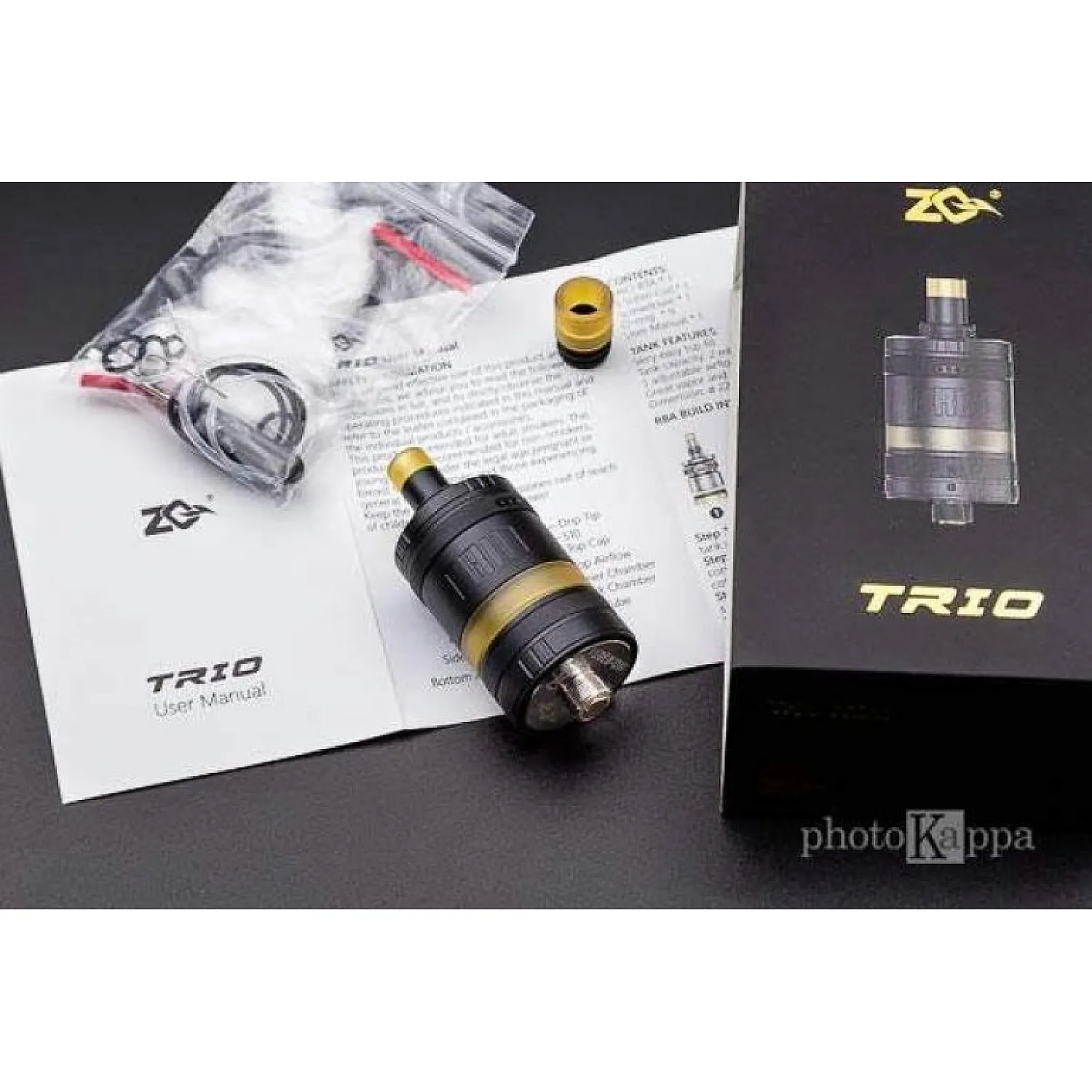 ZQ - Trio 22 mm Mtl Rta Elektronik Sigara Atomizer - En Uygun Fiyatlı Orijinal Ürün