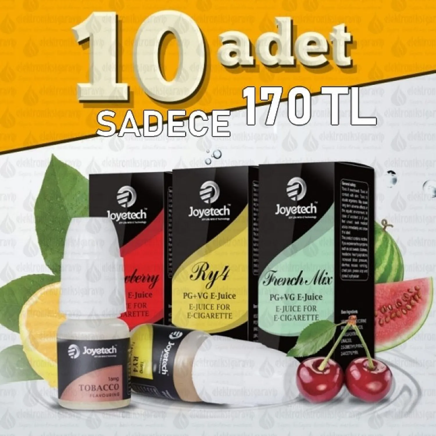 10 Adet 30 ML Joyetech Elektronik Sigara Likiti Kampanyası - En Uygun Fiyatlı Orijinal Ürün