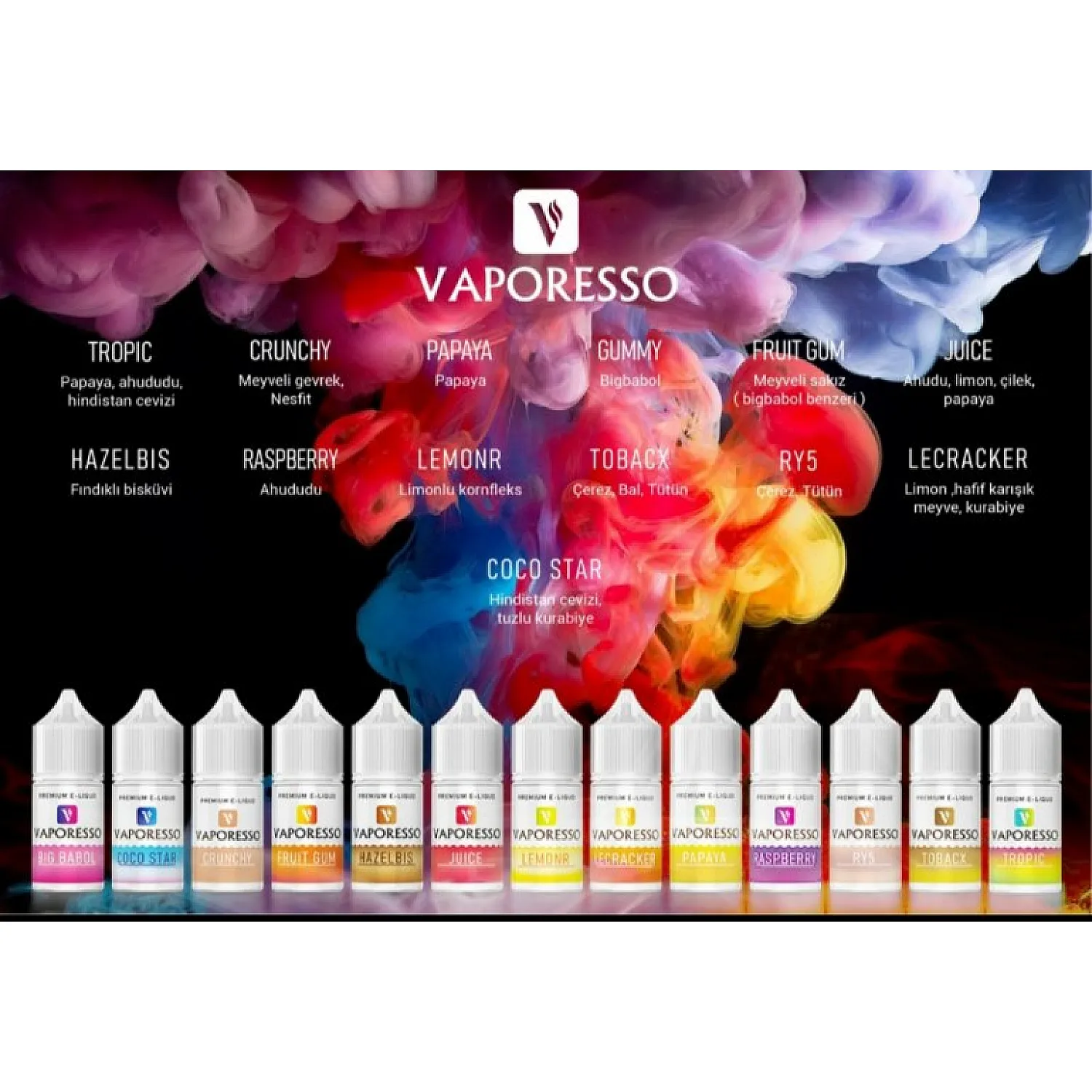 100 adet 30 ml Toptan Vaporesso Salt Elektronik Sigara Likit - En Uygun Fiyatlı Orijinal Ürün