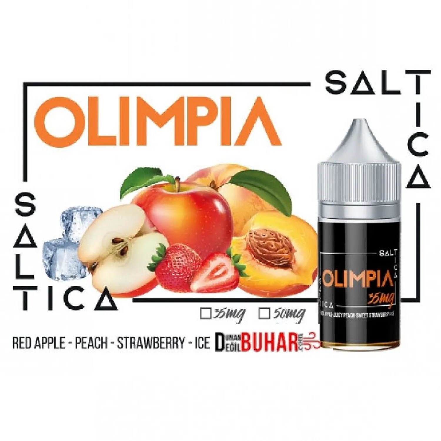 Saltica - Olimpia 30 ml Premium Salt Likit - En Uygun Fiyatlı Orijinal Ürün