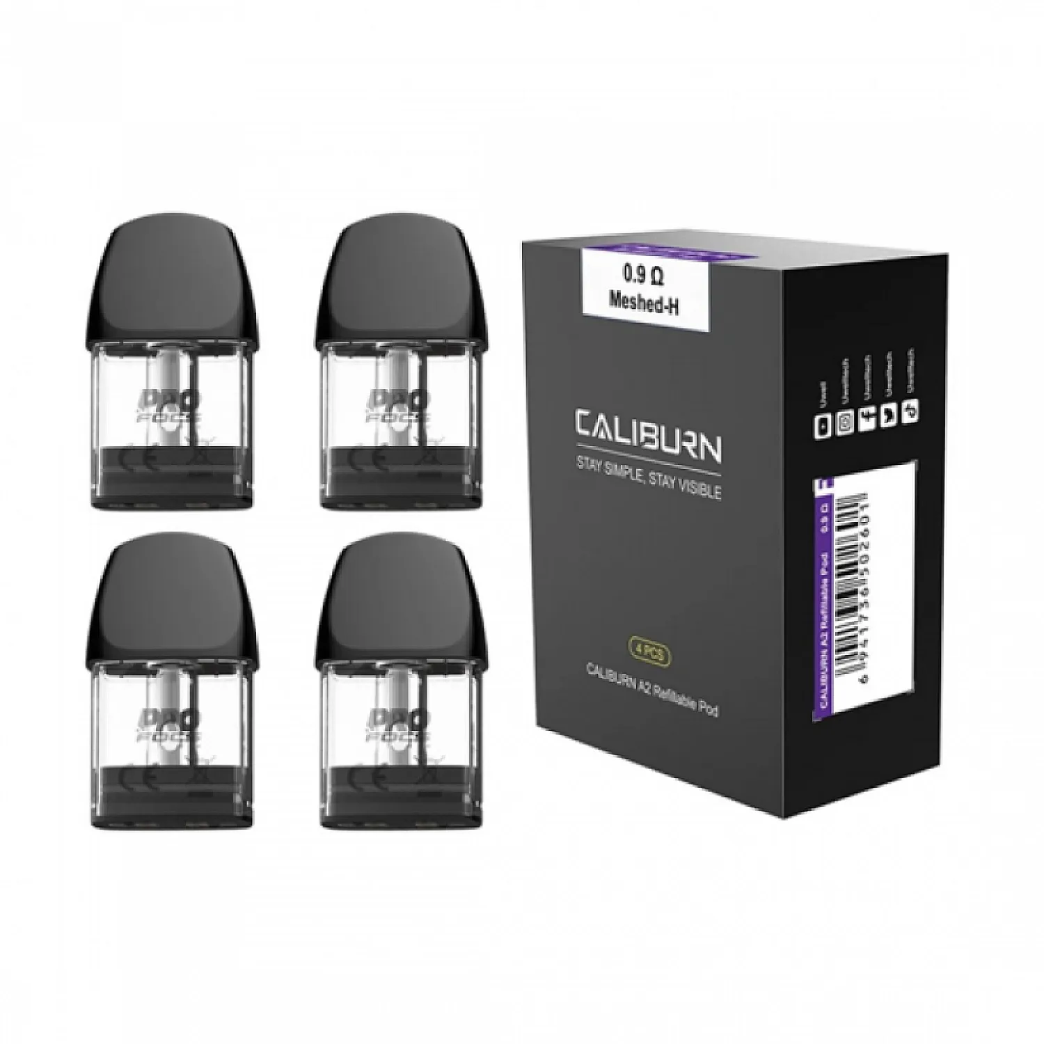 Uwell - Caliburn A2&AK2&A2S Kartuş (4 Adet) - En Uygun Fiyatlı Orijinal Ürün
